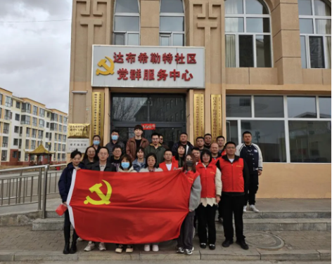 盟直民政系統深入包聯社區(qū)開展環(huán)境衛(wèi)生整治活動